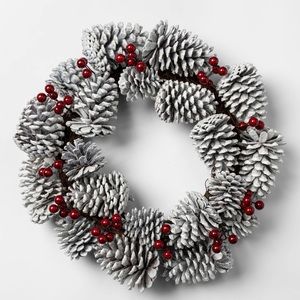 Pine Cone and Berries Wreath
